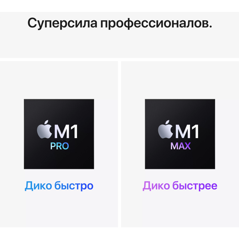Ноутбук Apple MacBook Pro 14 Space Gray (M1 Pro, 2021) (MKGQ3RU/A) - фото 8