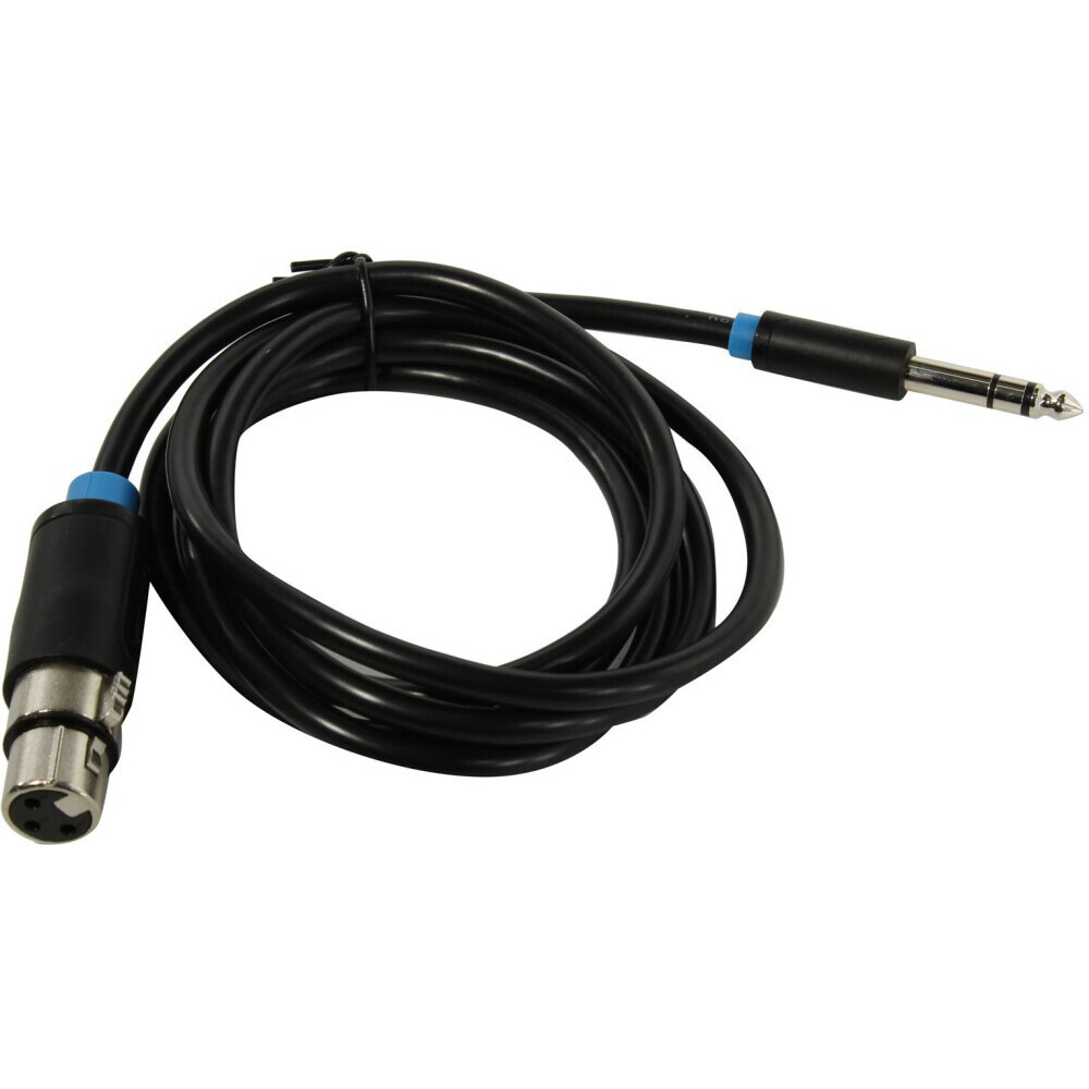 Кабель 6.3 Jack (M) - XLR (F), 1.5м, Vention BBEBG