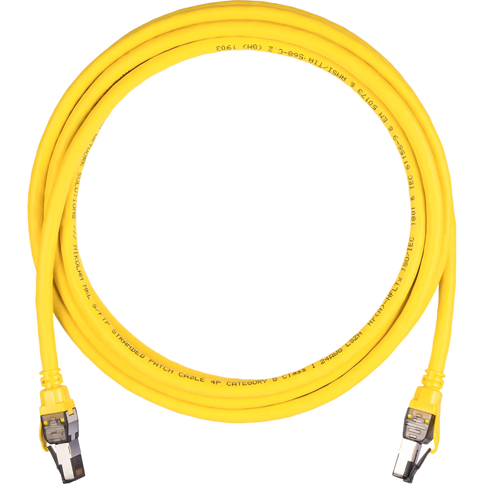 Патч-корд NIKOMAX NMC-PC4SI55B-030-C-YL, 3м