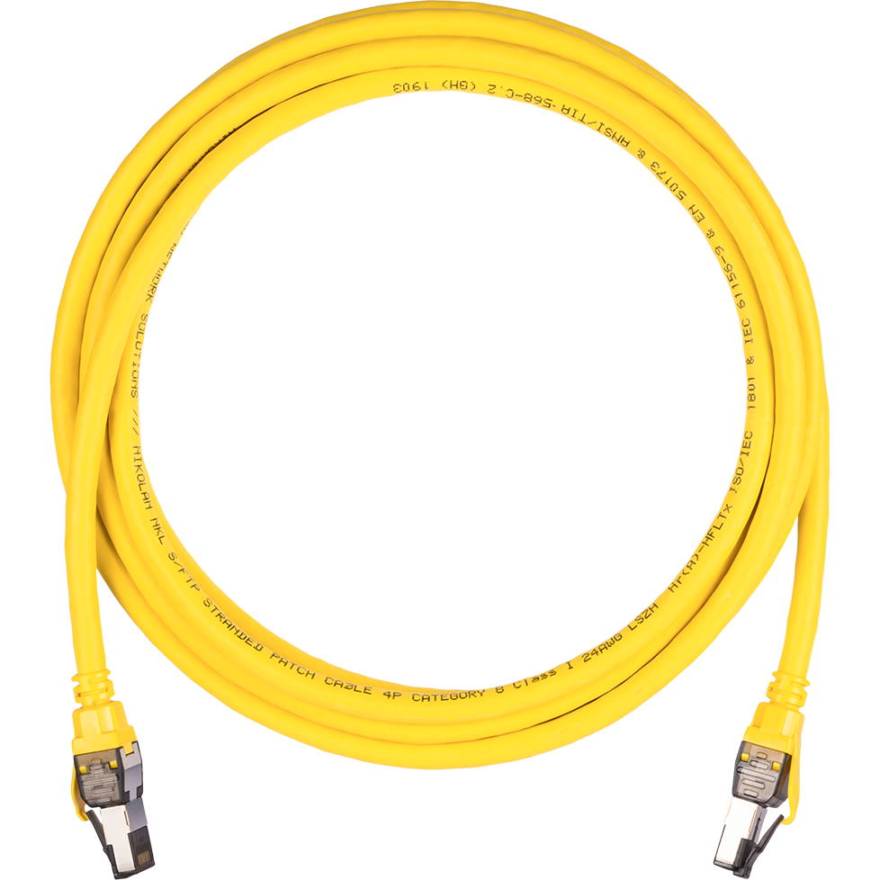 Патч-корд NIKOMAX NMC-PC4SI55B-050-C-YL, 5м