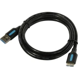 Кабель USB A (M) - microUSB 3.0 B (M), 1м, Vention COPBF