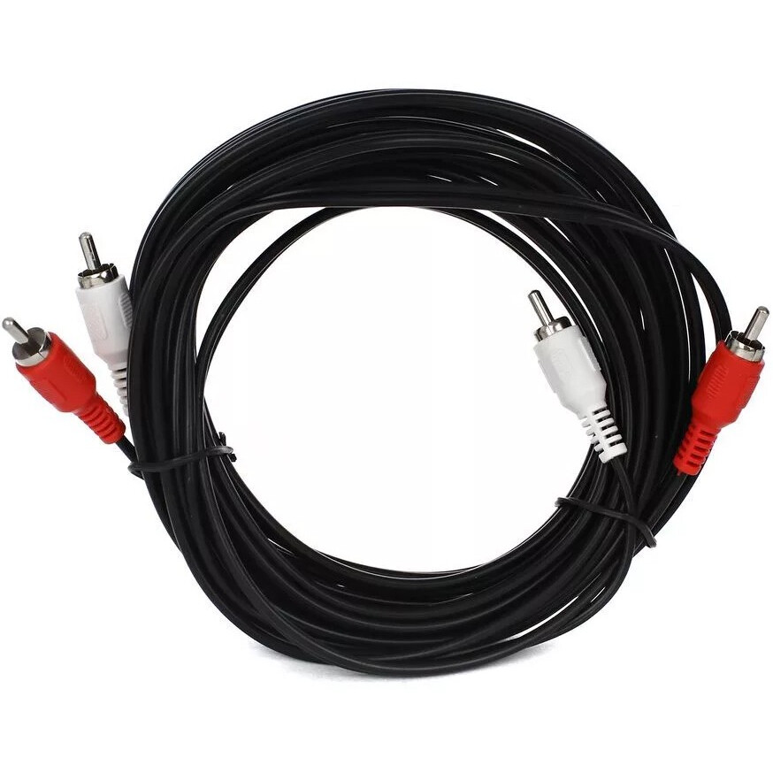Кабель 2x RCA (M) - 2x RCA (M), 5м, VCOM VAV7158-5M
