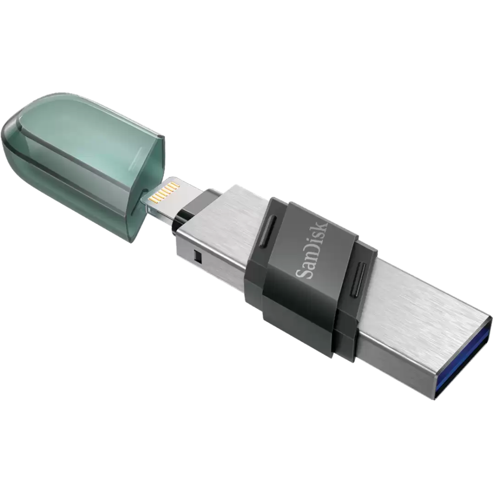 USB Flash накопитель 128Gb SanDisk iXpand Flip (SDIX90N-128G-GN6NE) - фото 5
