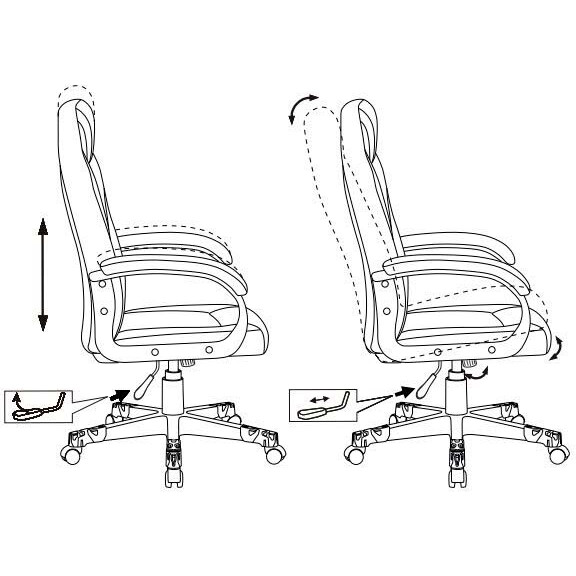 Игровое кресло Бюрократ Zombie Game 17 Black/Grey - ZOMBIE GAME 17 GREY - фото 6