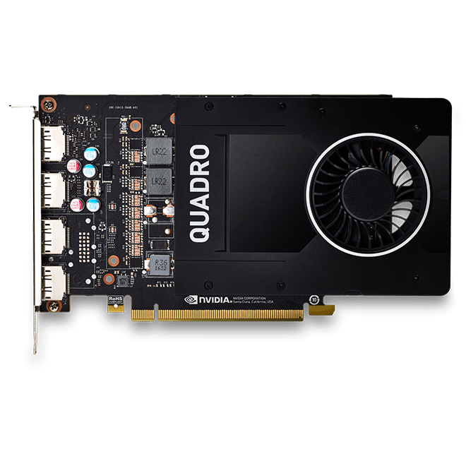 Видеокарта NVIDIA Quadro P2000 PNY 5Gb (VCQP2000-SB) - фото 2