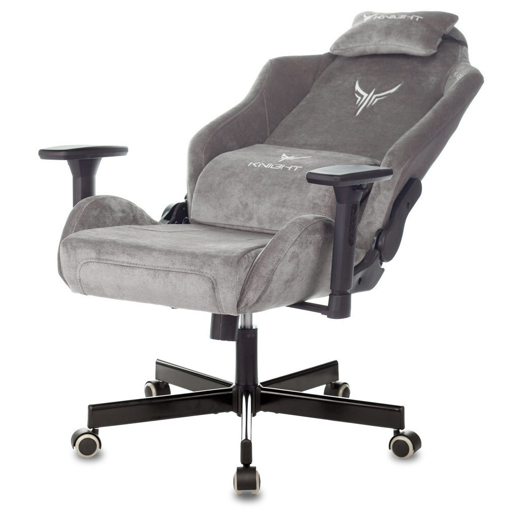 Игровое кресло Бюрократ Knight N1 Fabric Grey - KNIGHT N1 GREY - фото 7