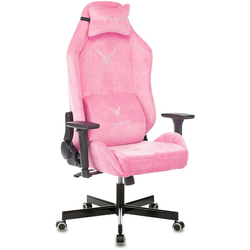 Игровое кресло Бюрократ Knight N1 Fabric Pink