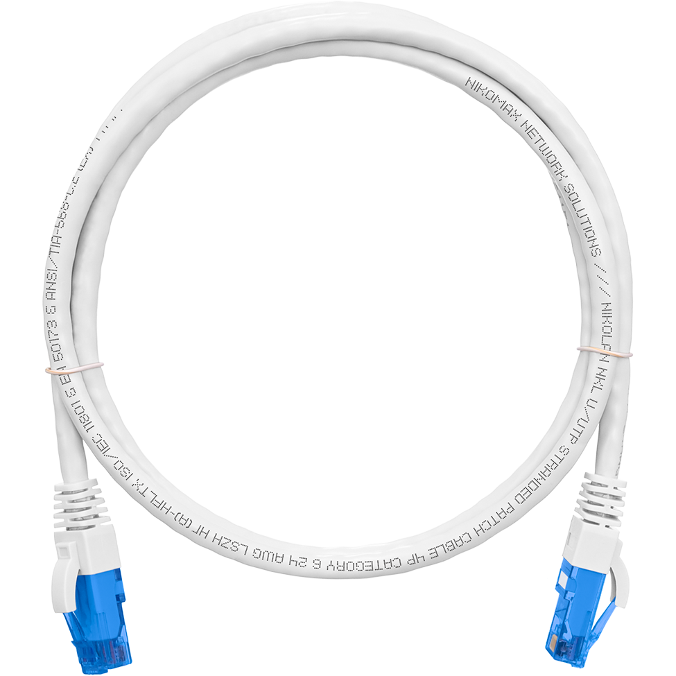 Патч-корд NIKOMAX NMC-PC4UE55B-015-C-WT, 1.5м