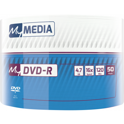 Диск DVD-R MyMedia 4.7GB 16x Pack Wrap (50 шт.)