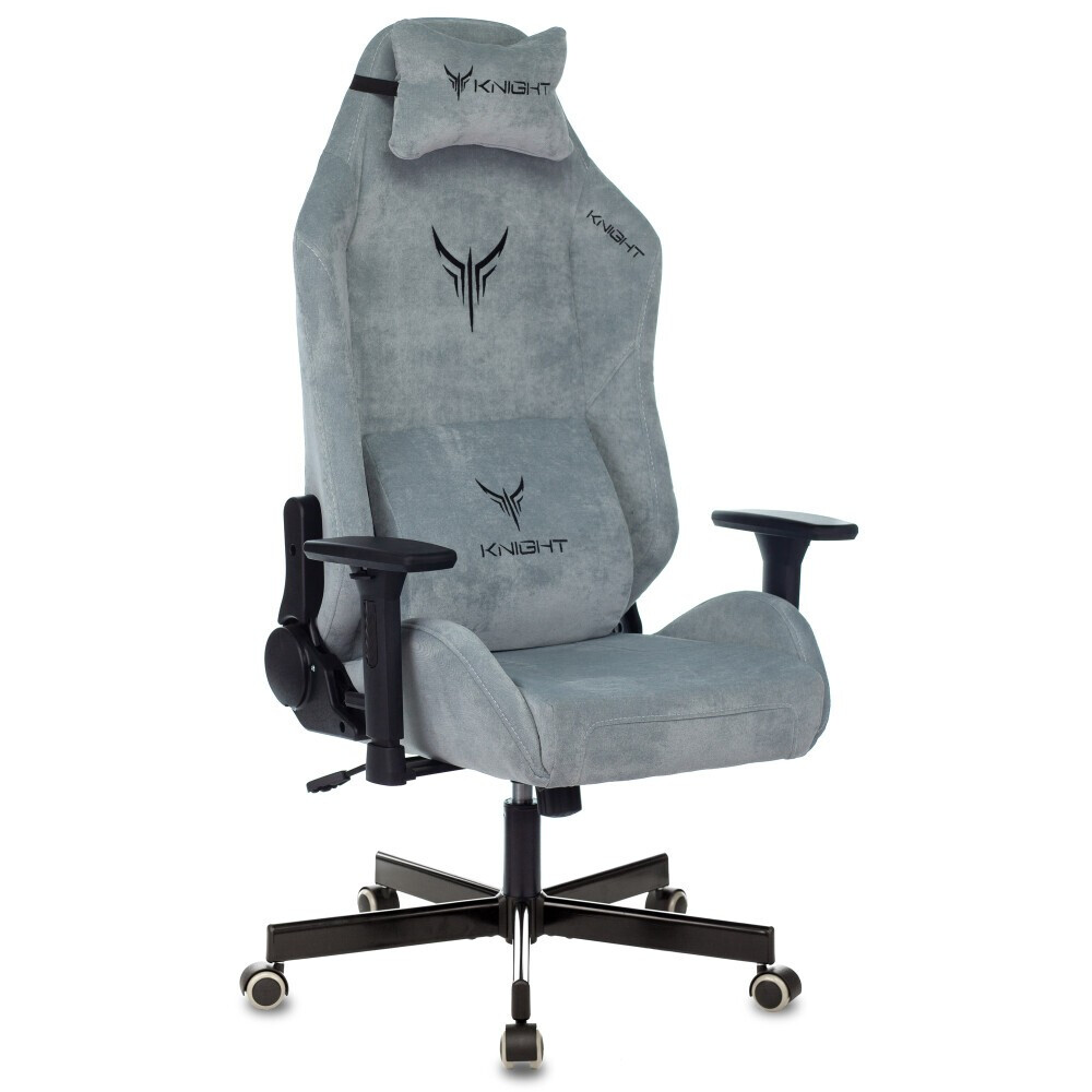 Игровое кресло Бюрократ Knight N1 Fabric Grey/Blue - KNIGHT N1 SKY