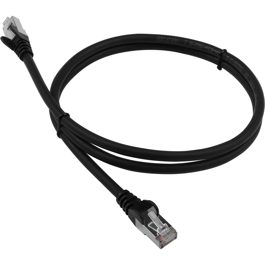 Патч-корд Lanmaster LAN-PC45/S6-15-BK, 15м