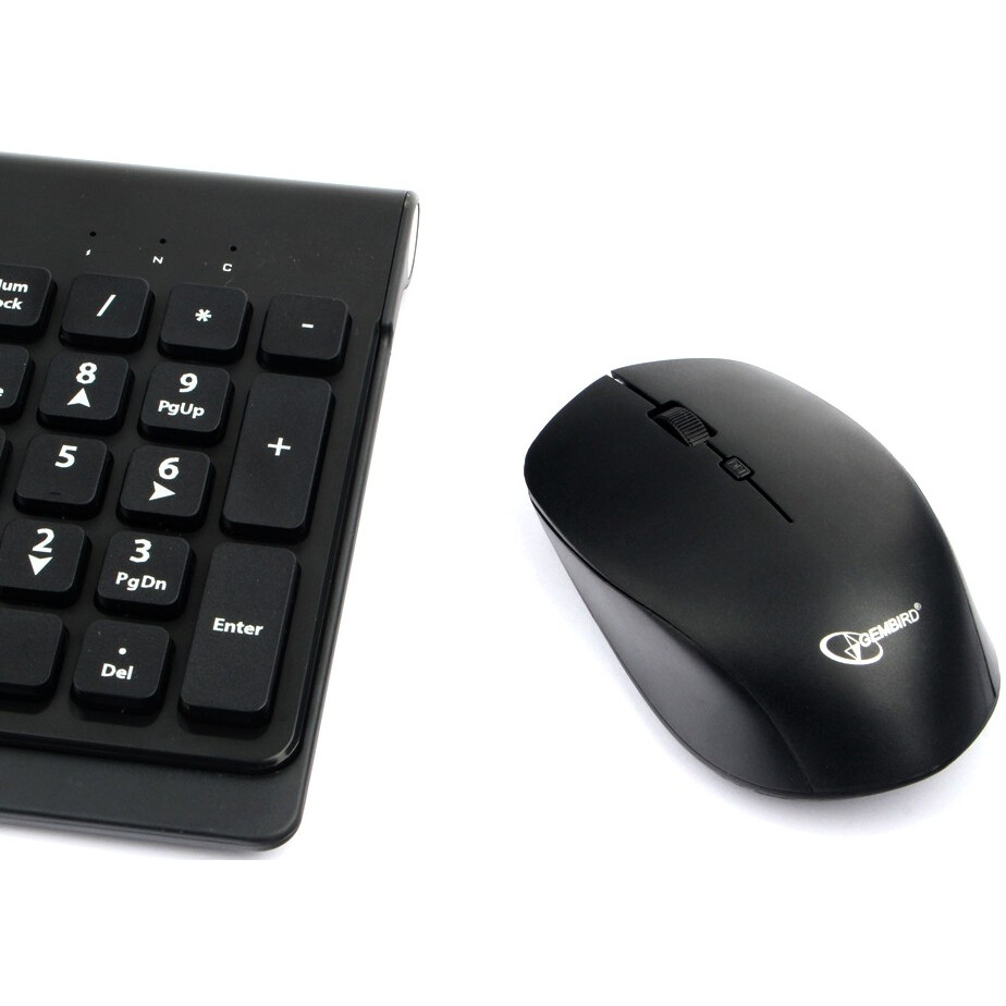 Клавиатура + мышь Gembird KBS-7200 Black - фото 4