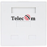 Розетка RJ-45 Telecom TC-SB-2-8P8C-C5E-WH (TC-SB-2-8P8C-C5E-WH/EN61570)