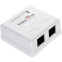 Розетка RJ-45 Telecom TC-SB-2-8P8C-C5E-WH - TC-SB-2-8P8C-C5E-WH/EN61570 - фото 2