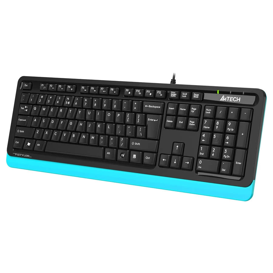 Клавиатура A4Tech Fstyler FKS10 Black/Blue - фото 2