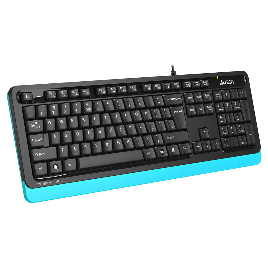 Клавиатура A4Tech Fstyler FKS10 Black/Blue - фото 3