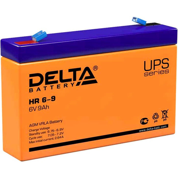 Аккумуляторная батарея Delta HR6-9