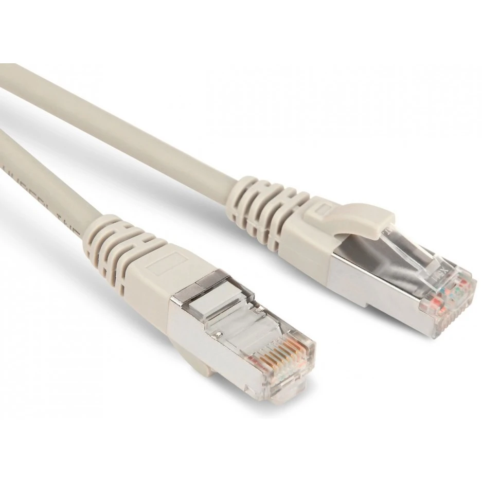 Патч-корд Hyperline PC-LPM-STP-RJ45-RJ45-C5e-2M-LSZH-GY, 2м