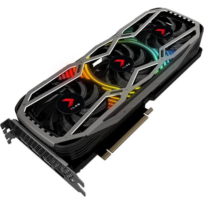 Видеокарта NVIDIA GeForce RTX 3080 PNY XLR8 GAMING REVEL EPIC-X LHR 10Gb (VCG308010LTFXPPB)