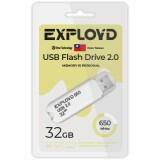 USB Flash накопитель 32Gb Exployd 650 White (EX-32GB-650-White)