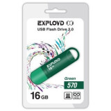 USB Flash накопитель 16Gb Exployd 570 Green (EX-16GB-570-Green)