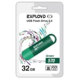 USB Flash накопитель 32Gb Exployd 570 Green (EX-32GB-570-Green)