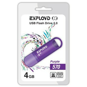 USB Flash накопитель 4Gb Exployd 570 Purple - EX-4GB-570-Purple