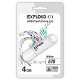 USB Flash накопитель 4Gb Exployd 570 White (EX-4GB-570-White)