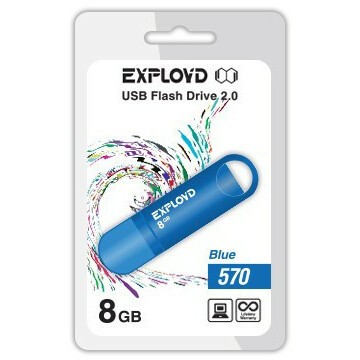 USB Flash накопитель 8Gb Exployd 570 Blue - EX-8GB-570-Blue