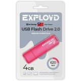 USB Flash накопитель 4Gb Exployd 620 Red (EX-4GB-620-Red)