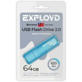 USB Flash накопитель 64Gb Exployd 620 Blue (EX-64GB-620-Blue)