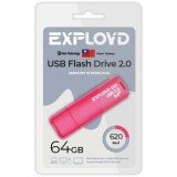 USB Flash накопитель 64Gb Exployd 620 Red (EX-64GB-620-Red)
