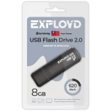 USB Flash накопитель 8Gb Exployd 620 Black (EX-8GB-620-Black)
