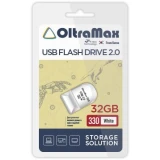 USB Flash накопитель 32Gb OltraMax 330 White (OM-32GB-330-White)