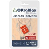 USB Flash накопитель 16Gb OltraMax 50 Orange/Red (OM-16GB-50-Orange Red)