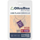 USB Flash накопитель 8Gb OltraMax 50 Dark Violet (OM-8GB-50-Dark Violet)