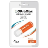 USB Flash накопитель 4Gb OltraMax 230 Orange (OM-4GB-230-Orange)