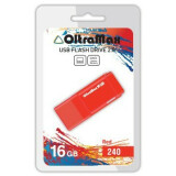 USB Flash накопитель 16Gb OltraMax 240 Red (OM-16GB-240-Red)