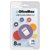USB Flash накопитель 8Gb OltraMax 70 White (OM-8GB-70-White)