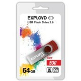 USB Flash накопитель 64Gb Exployd 530 Red (EX064GB530-R)