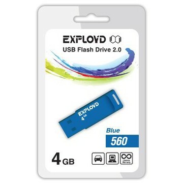 USB Flash накопитель 4Gb Exployd 560 Blue - EX-4GB-560-Blue