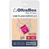 USB Flash накопитель 16Gb OltraMax 50 Pink (OM-16GB-50-Pink)