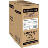 Бухта ExeGate UTP4-C5e-CCA-S26-IN-PVC-GY-100, 100м (EX281818RUS)