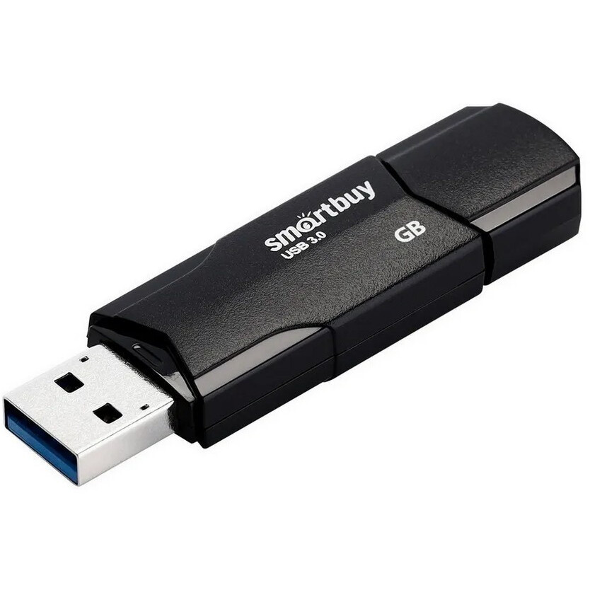 USB Flash накопитель 16GB SmartBuy Clue Black (SB16GBCLU-K3)