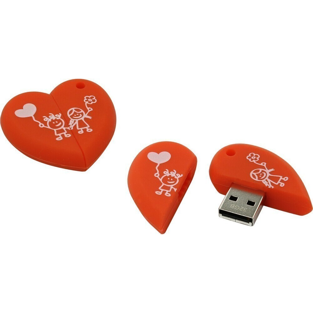 USB Flash накопитель 32GB SmartBuy Wild Heart (SB32GBHeart)