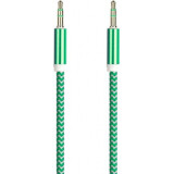 Кабель 3.5 Jack (M) - 3.5 Jack (M), 1м, Smartbuy A-35-35 green