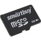 Карта памяти 2Gb MicroSD SmartBuy (SB2GBSD-00)