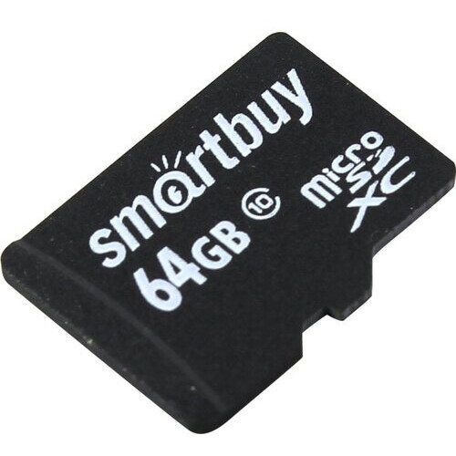 Карта памяти 64GB MicroSD SmartBuy (SB64GBSDCL10-00LE)