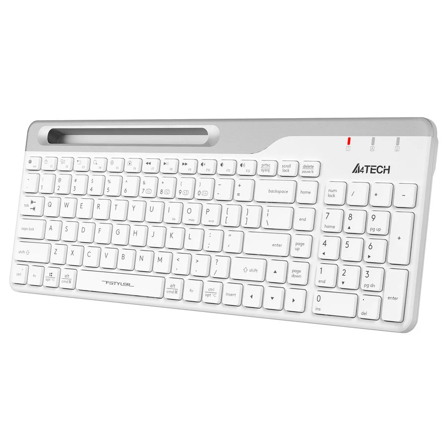 Клавиатура A4Tech Fstyler FBK25 White/Grey - фото 2