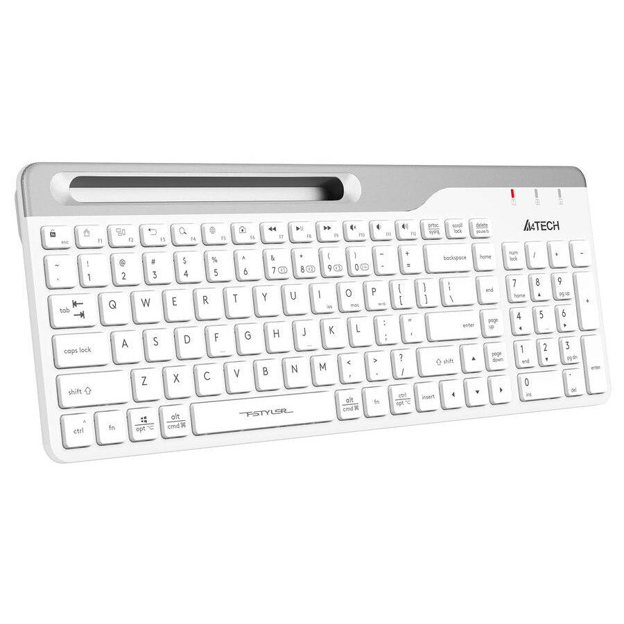 Клавиатура A4Tech Fstyler FBK25 White/Grey - фото 3
